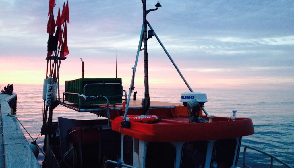 Fischerboot am Strand von Lökken 1